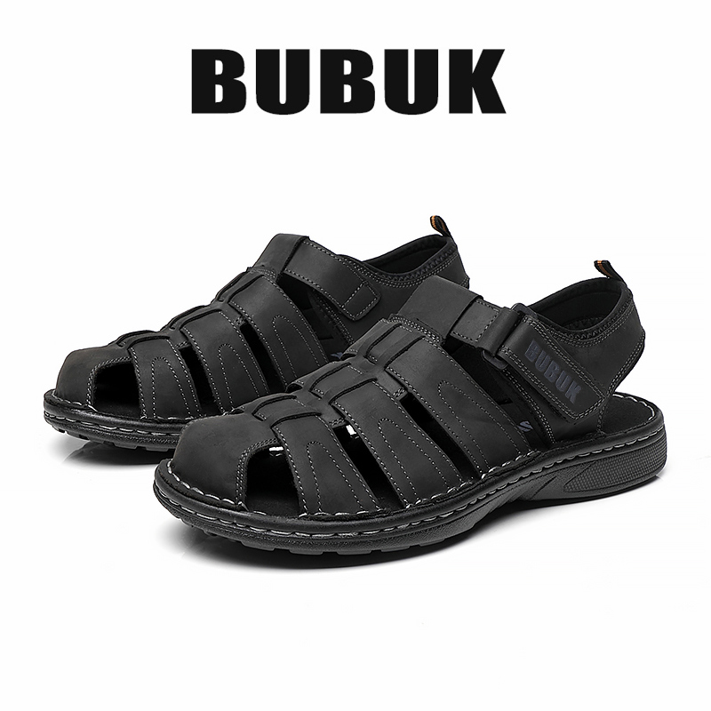 Street Fashion Walk - Bubuk Men's New Fashionable Closed-Toe Street