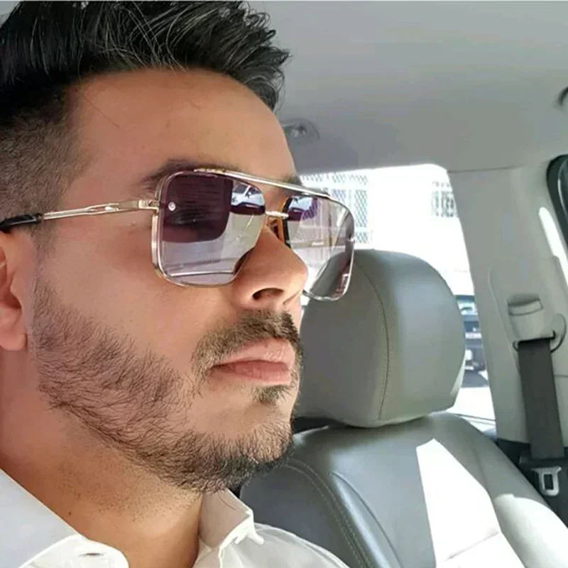Street Fashion Glasses - Oversized Square Sunglasses Women New Fashion