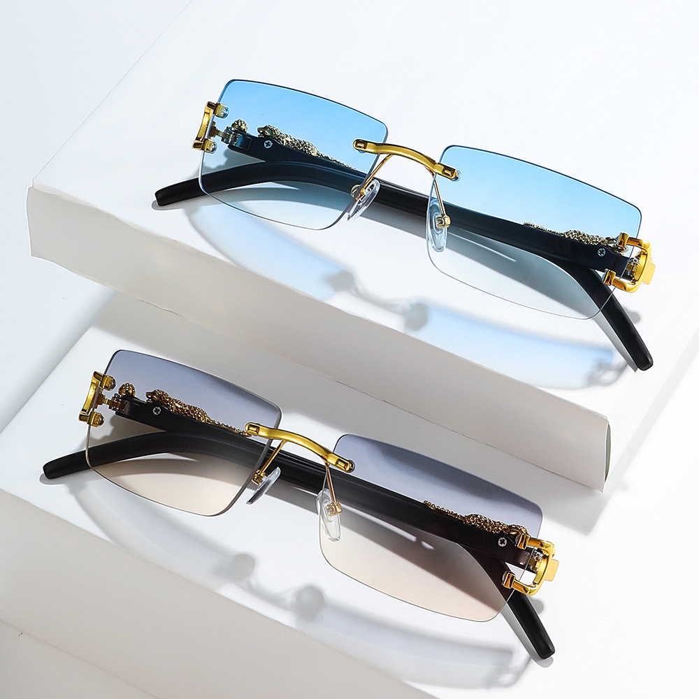 Street Fashion Brands - 1PCS Fashion Vintage Rimless Sunglasses Women