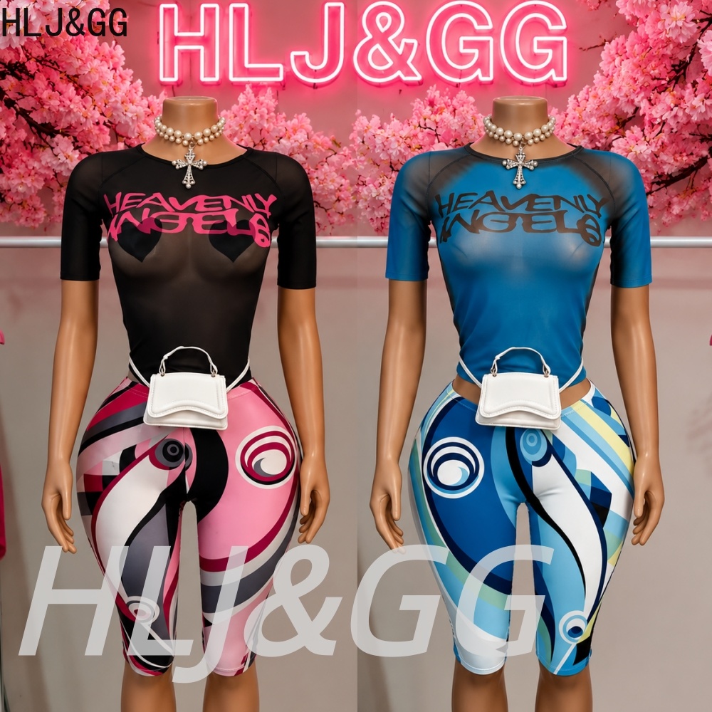 Street Fashion Types - HLJ&GG Y2K Fashion Mesh See Though