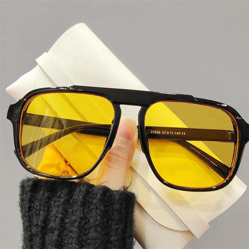 New Oversized Frame Sunglasses - Street Fashion Glasses recension och pris
