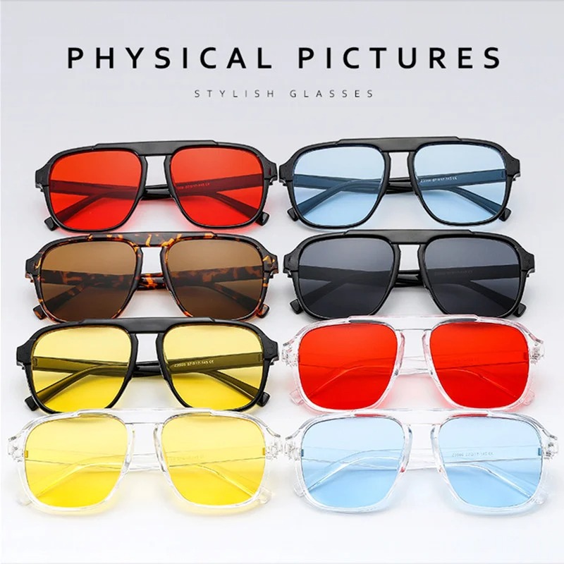 New Oversized Frame Sunglasses - Street Fashion Glasses recension och pris