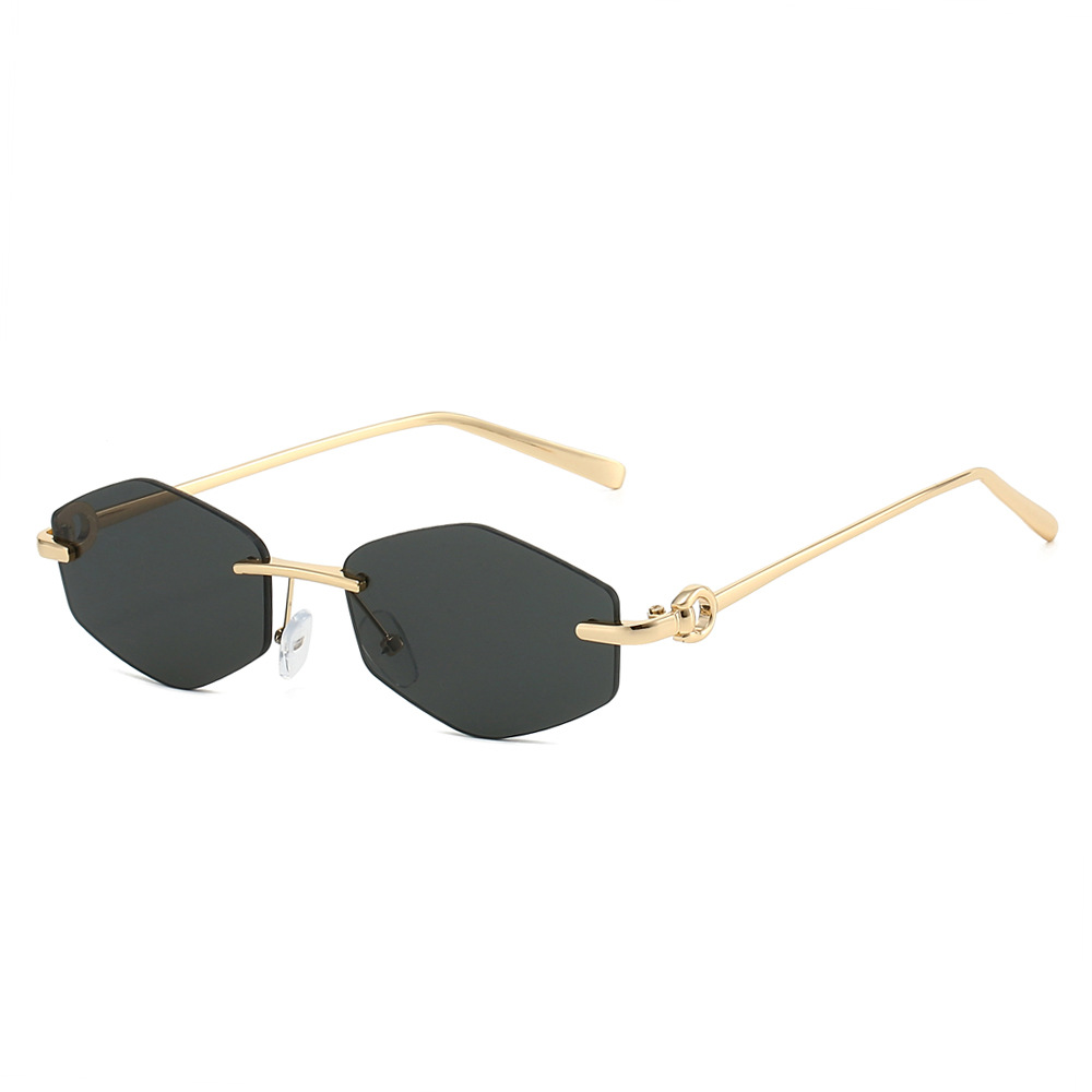 Rhombus Polygon Sunglasses 202 - Street Fashion Glasses recension och pris