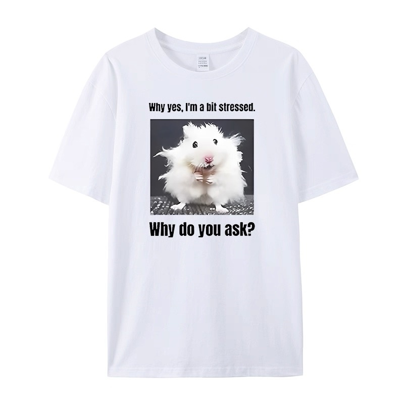 ZAZOMDE Funny Stressed Hamster - Street Style Fashion Quotes recension och pris