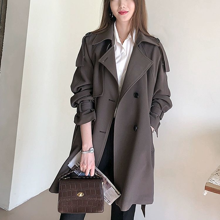 Brown Trench Women'S Fashionab - Street Fashion China Beautiful Girls recension och pris