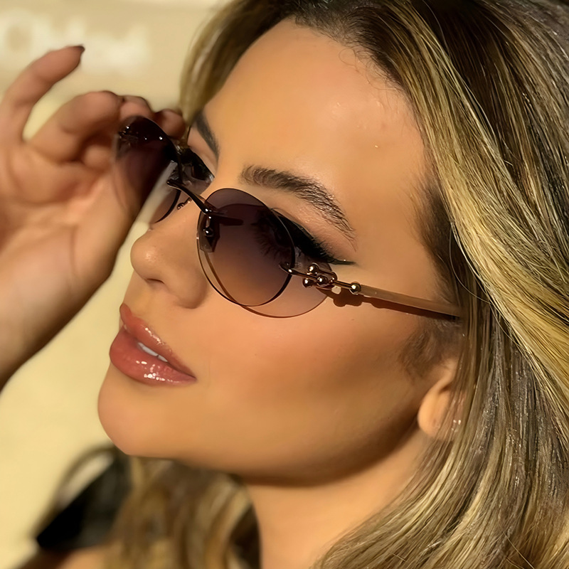 New Metal Frameless Oval Woman - Street Fashion Brands recension och pris
