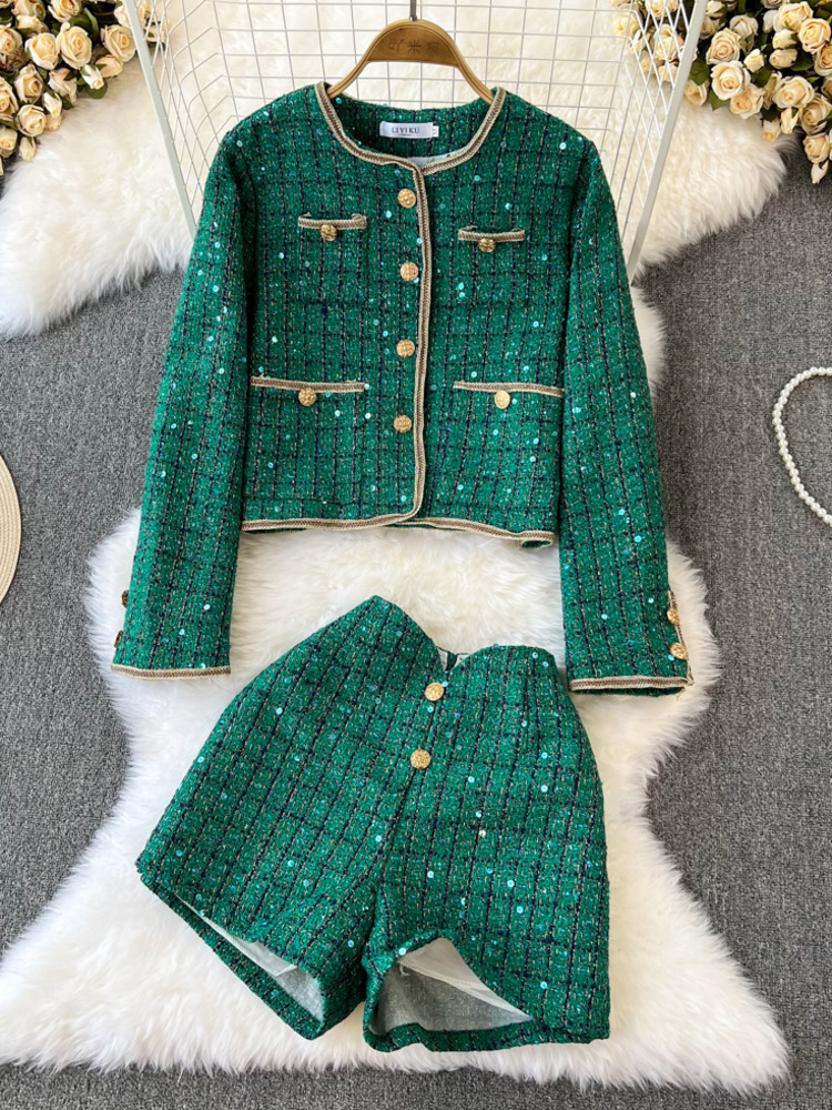 Autumn Winter Lady Two Piece O - Street Fashion Jacket recension och pris