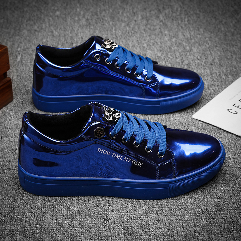 Luxury Men Casual Sneakers Blu - Street Fashion Walk recension och pris