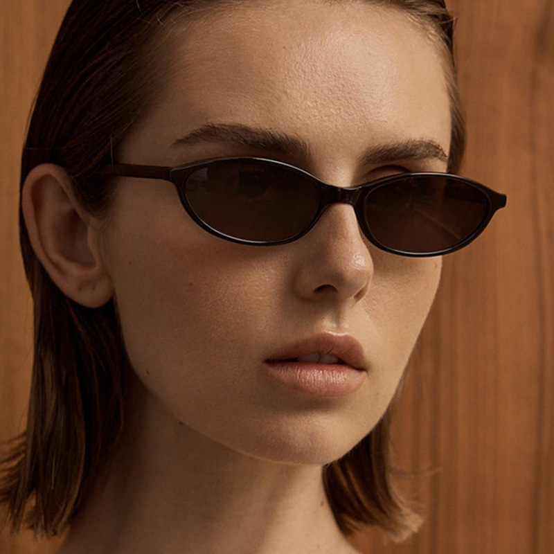 New Retro Oval Cat Eye Sunglas - Street Fashion Glasses recension och pris