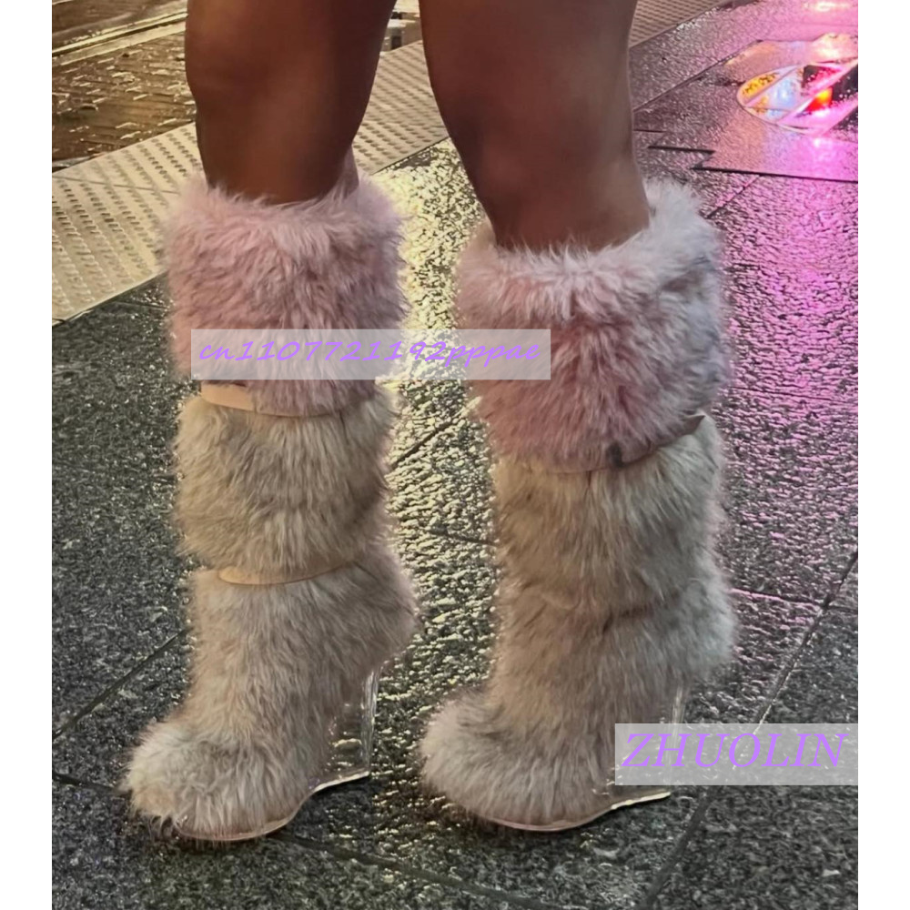 Winter Gradient Furry Transpar - Street Fashion Punk recension och pris