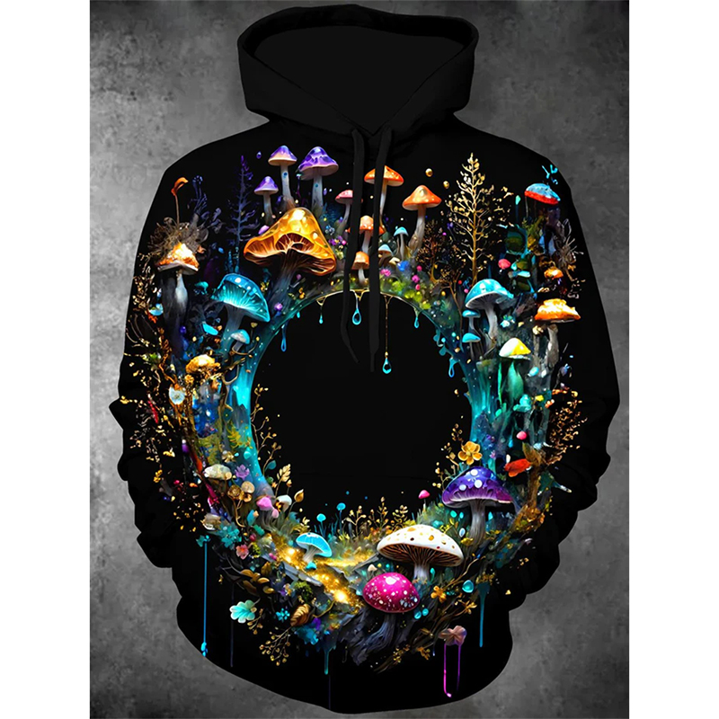 Magic Mushrooms Colorful Essen - Street Fashion Essentials recension och pris