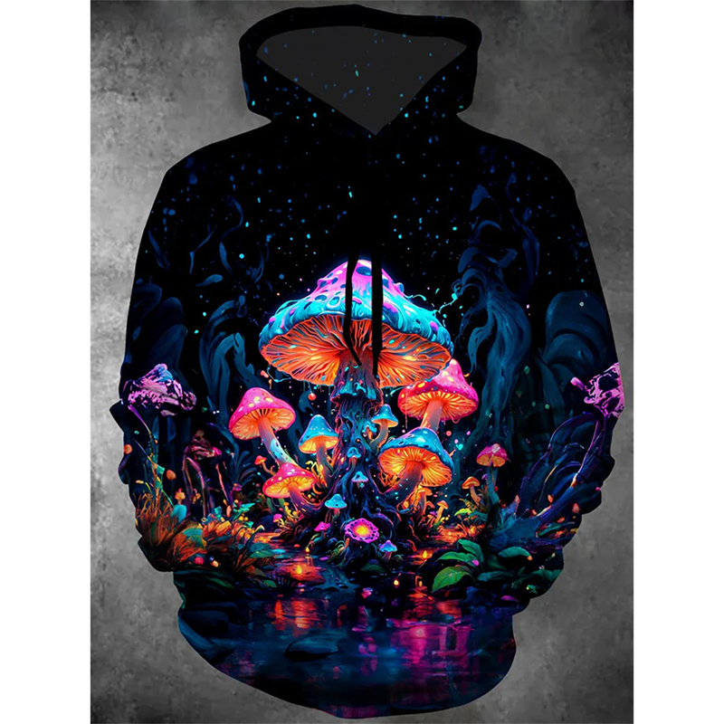 Magic Mushrooms Colorful Essen - Street Fashion Essentials recension och pris
