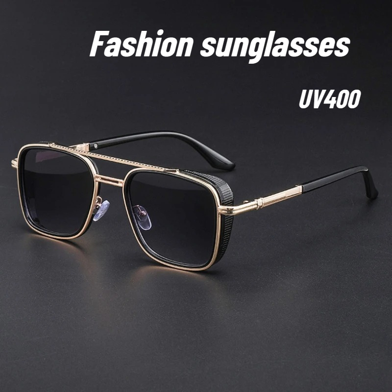 Retro Oval-framed Sunglasses M - Street Fashion Photography recension och pris