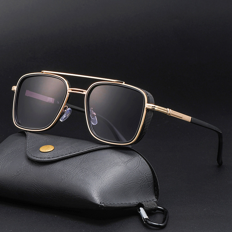 Retro Oval-framed Sunglasses M - Street Fashion Photography recension och pris
