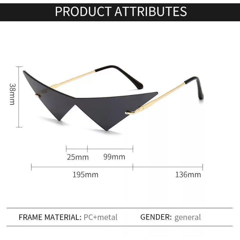 Triangle Sunglasses Street Eye - Street Fashion Glasses recension och pris