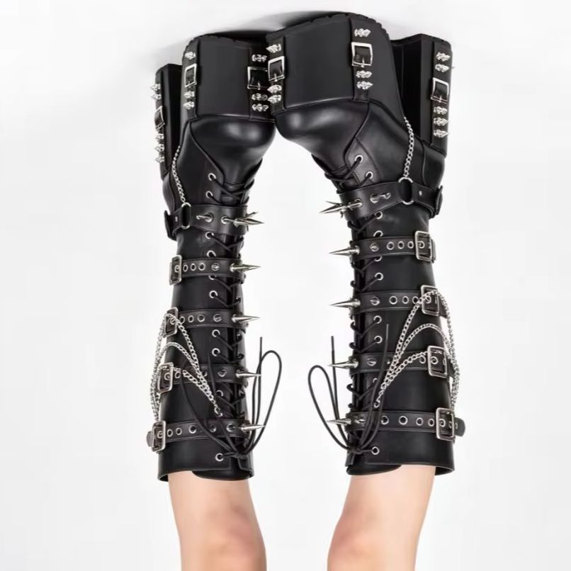 Punk-Style Platform Motorcycle - Street Fashion Punk recension och pris