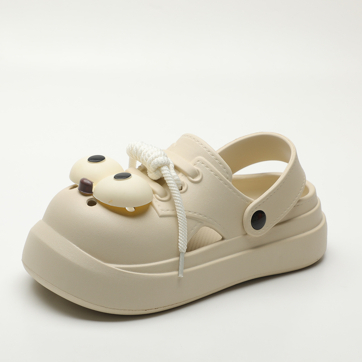 Cute DIY Big Eyes Fashion Clog - Street Fashion Walk recension och pris