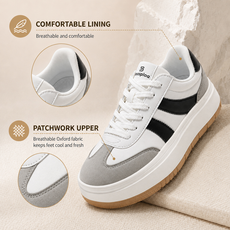 Baasploa Women Platform Sneake - Street Fashion Walk recension och pris