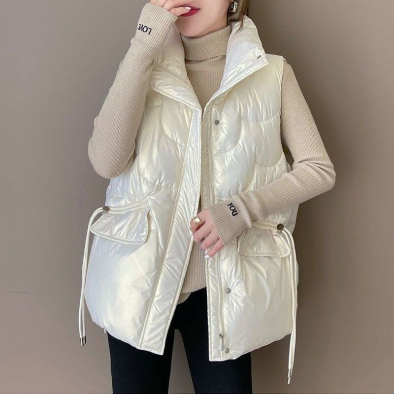 2024 New Down Cotton Waistcoat - Puffer Vest Padded recension och pris