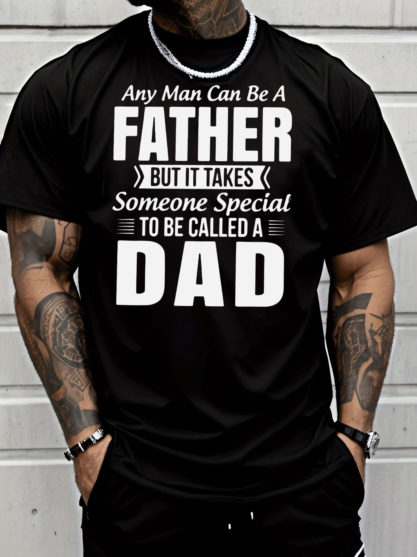 Men's Fashion T-Shirt with a C - Street Style Fashion Quotes recension och pris