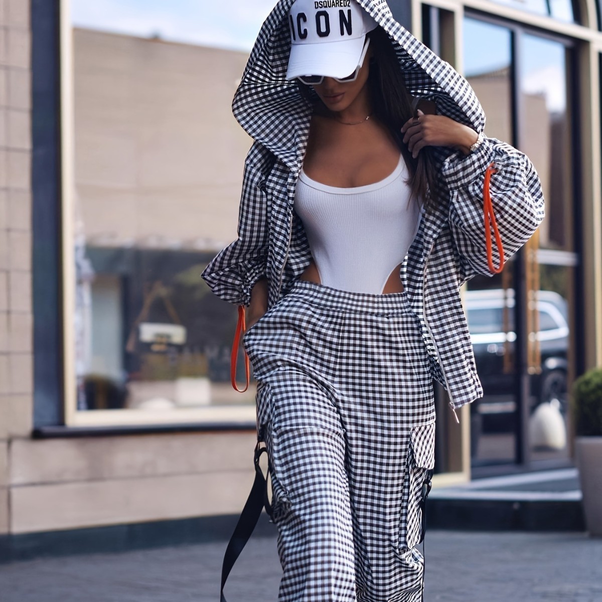 Spring Autumn Casual Plaid Pri - Street Fashion Jacket recension och pris