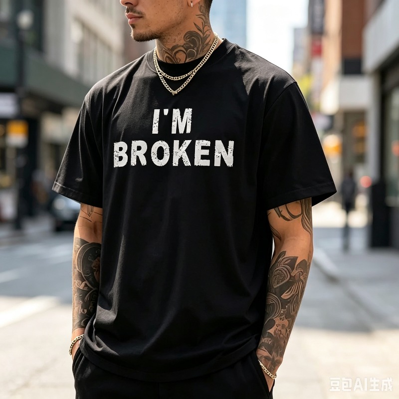 Distressed Quote Men T-Shirt I - Street Style Fashion Quotes recension och pris