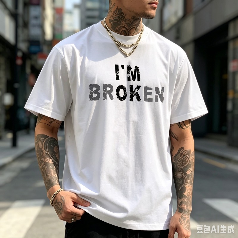 Distressed Quote Men T-Shirt I - Street Style Fashion Quotes recension och pris