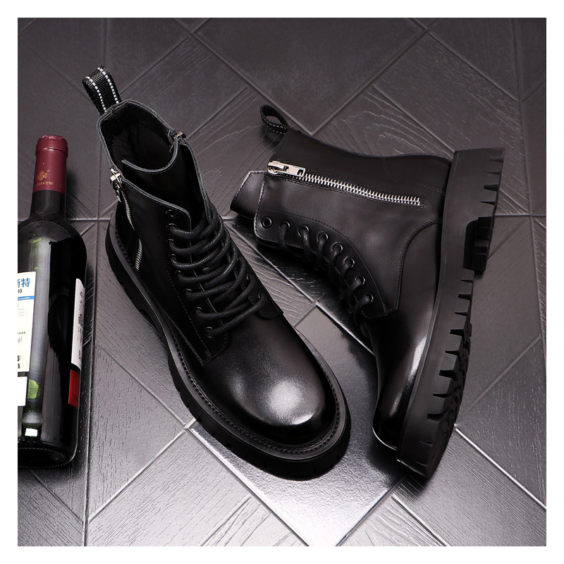 Men Luxury Fashion Genuine Lea - Street Fashion Brands recension och pris