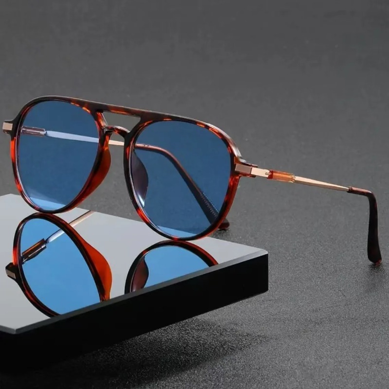 1pcs Vintage Pilot Sunglasses  - Street Fashion Glasses recension och pris