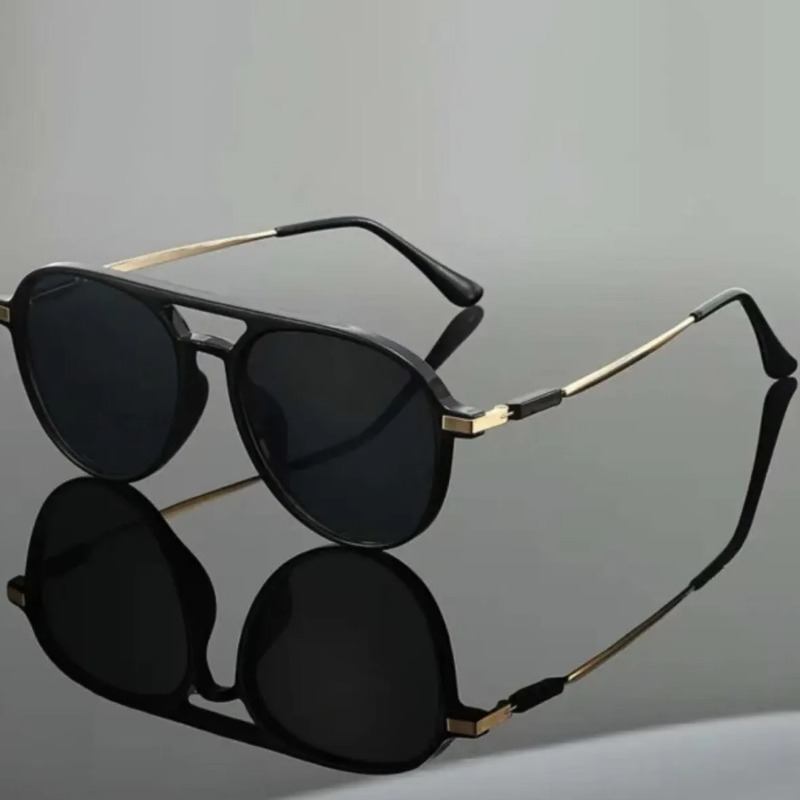 1pcs Vintage Pilot Sunglasses  - Street Fashion Glasses recension och pris