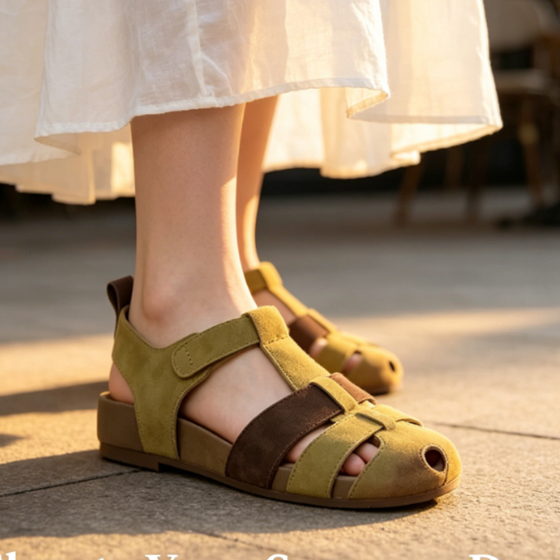 Flats Women's Sandals Casual F - Street Fashion Brands recension och pris