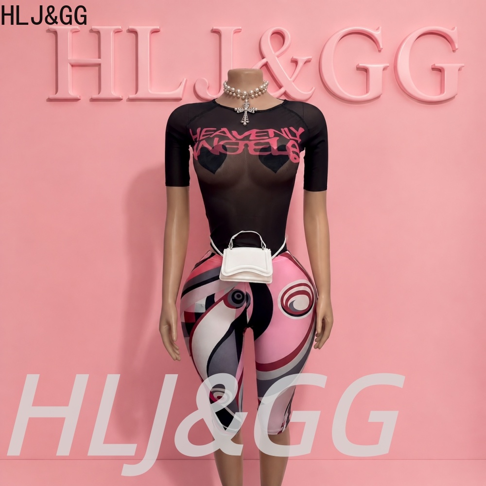 HLJ&GG Y2K Fashion Mesh See Th - Street Fashion Types recension och pris