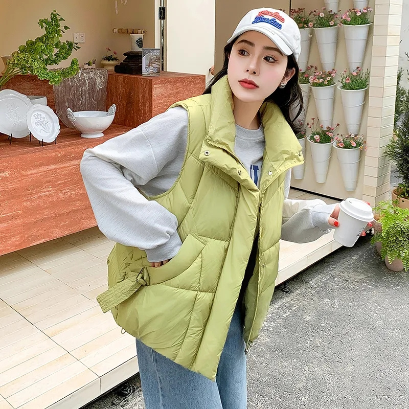 2024 New Korean Women Winter P - Puffer Vest Padded recension och pris