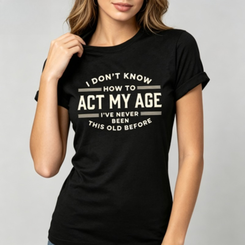 Casual Daily Wear Tee Funny Qu - Street Style Fashion Quotes recension och pris