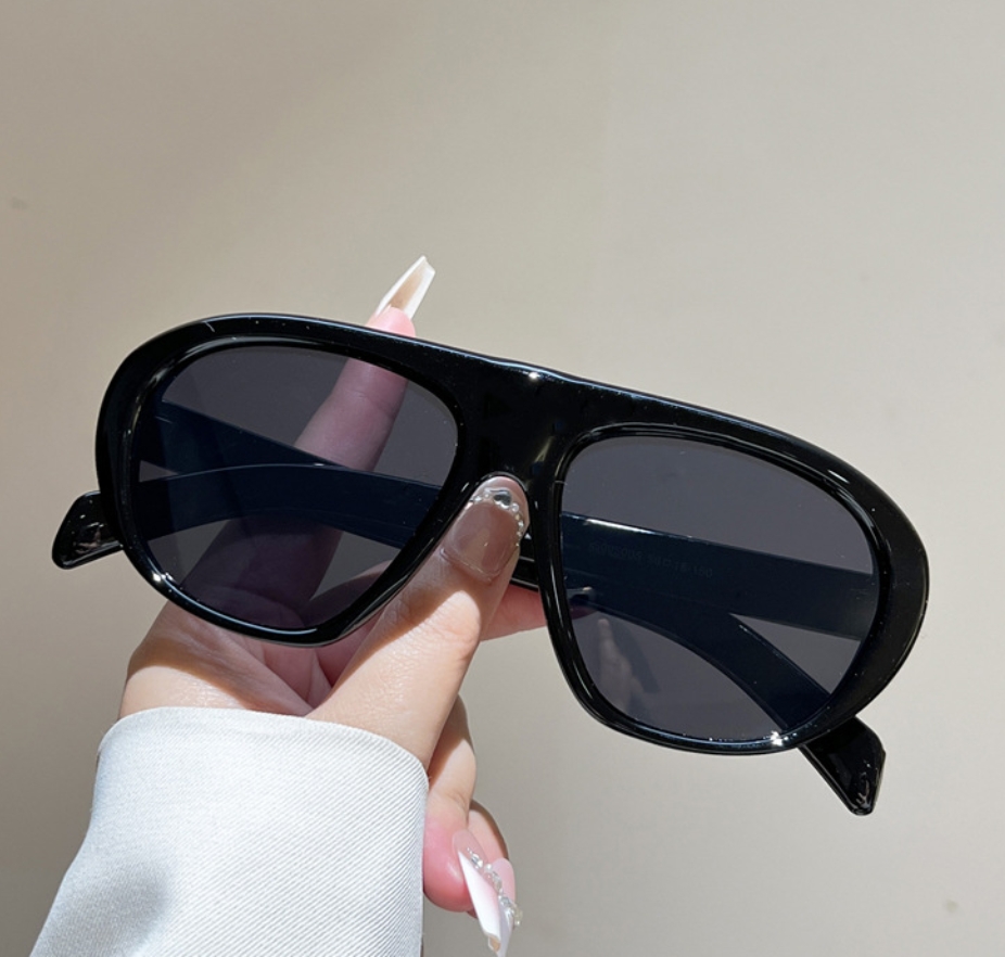 New Oversized Pilot Sunglasses - Street Fashion Glasses recension och pris