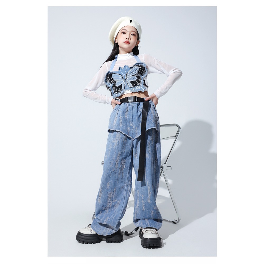 Jazz Hip Hop Dance Set Mesh Lo - Street Fashion Jacket recension och pris