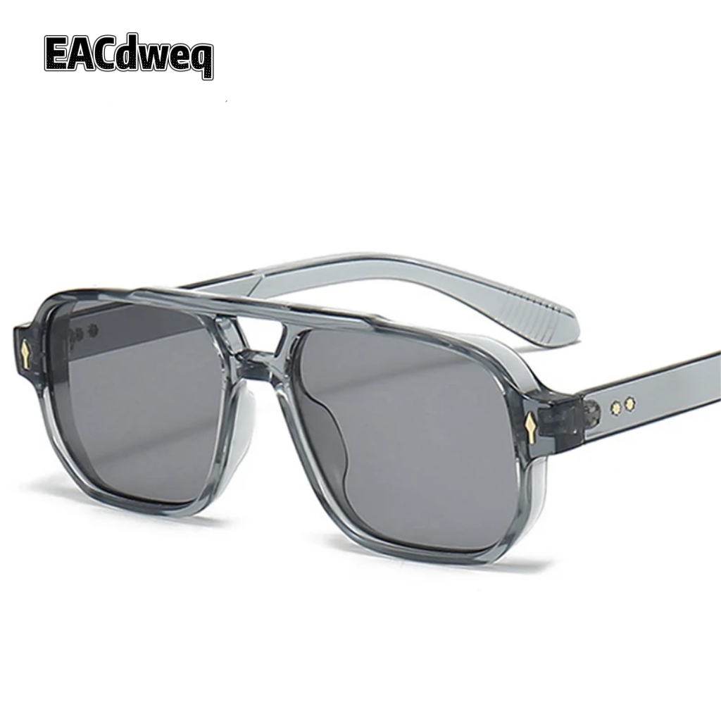 Vintage Double Bridges Men Squ - Street Fashion Glasses recension och pris