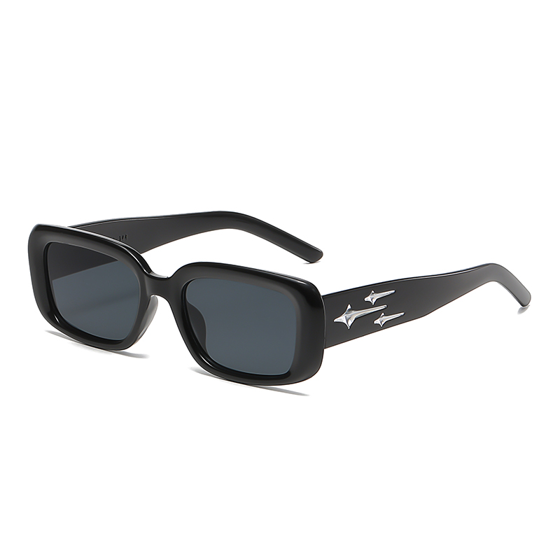 Retro Y2K Style Small Square S - Street Fashion Glasses recension och pris