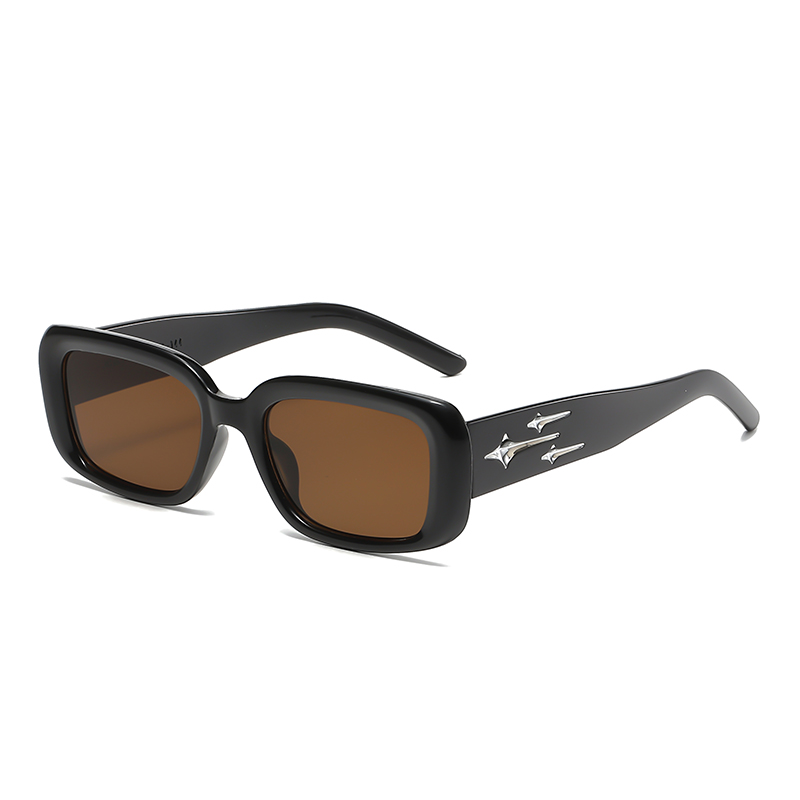 Retro Y2K Style Small Square S - Street Fashion Glasses recension och pris