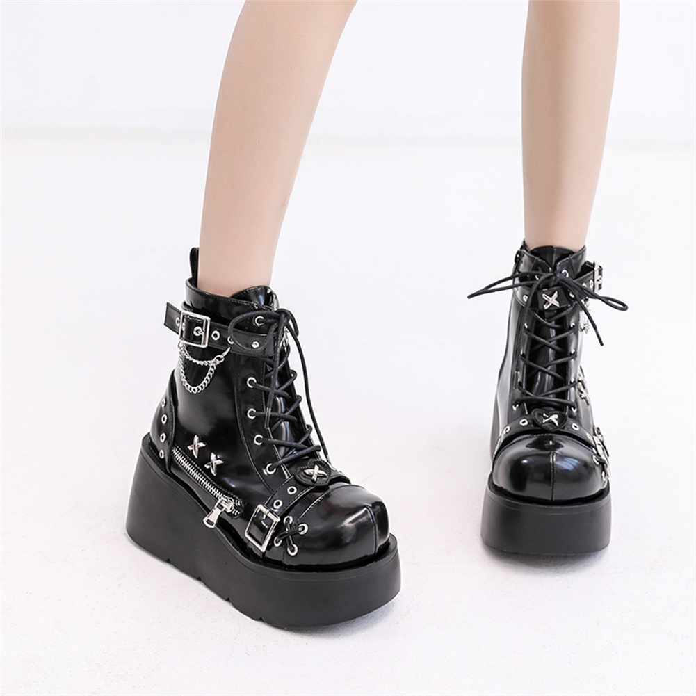 Brand New Ladies Goth Platform - Street Fashion Brands recension och pris