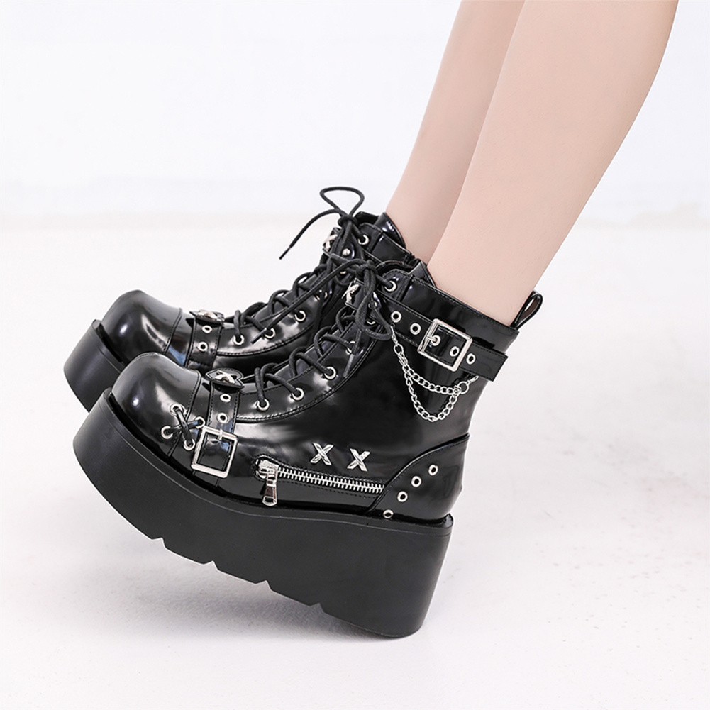 Brand New Ladies Goth Platform - Street Fashion Brands recension och pris