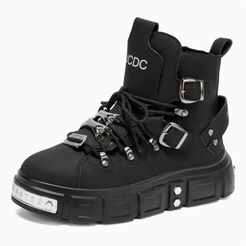 Fashion Rivet Black High top S - Street Fashion Punk recension och pris